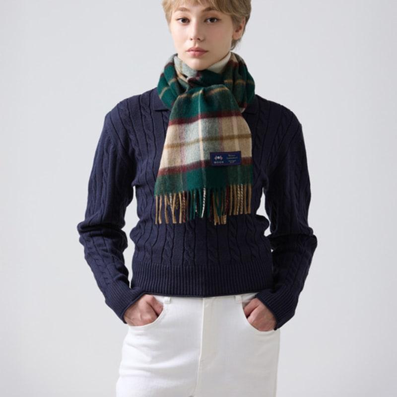 ABRAHAM MOON Шарф из мериносовой шерсти 25 см - Бутылка Винчестер