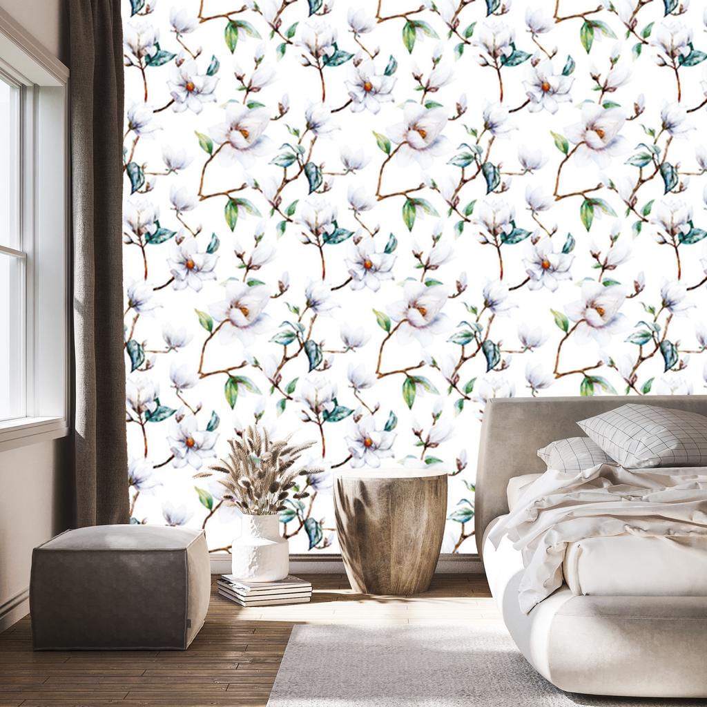 Floral wallpaper for living room and bedroom 50x1000