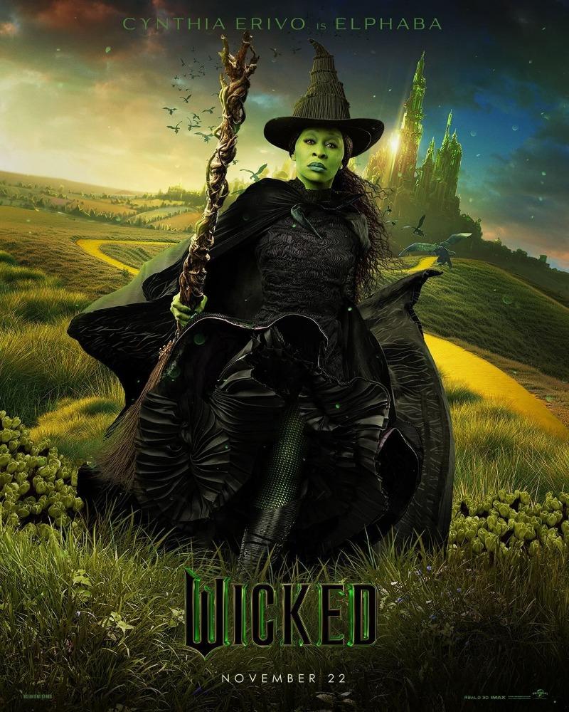 Wicked for Good Movie Poster Print Canvas Art Pictures Home for Living Room and Bedroom Wall Modern Decor Frameless Painting