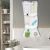 Bathroom Hanging Bag Large Capacity See-through with Hooks Great Load Bearing Quick Dry