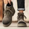 Осенне-зимние мужские ботинки, водонепроницаемые уличные ботильоны для мужчин, рабочие ботинки