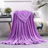 Oversized Simple Solid Color Soft Plush Blanket For Napping Sofa And Use Bedroom