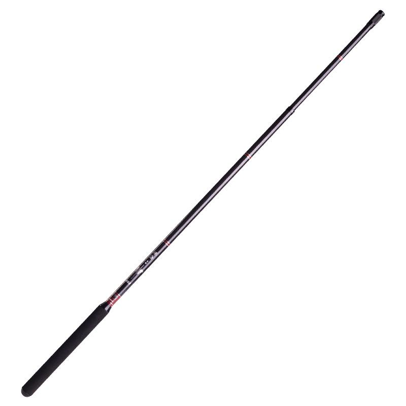 Ультралегкий карбоновый подсачек для нахлыстовой рыбалки - Телескопический, Изолированный, Короткое колено, Сверхжесткий для карася