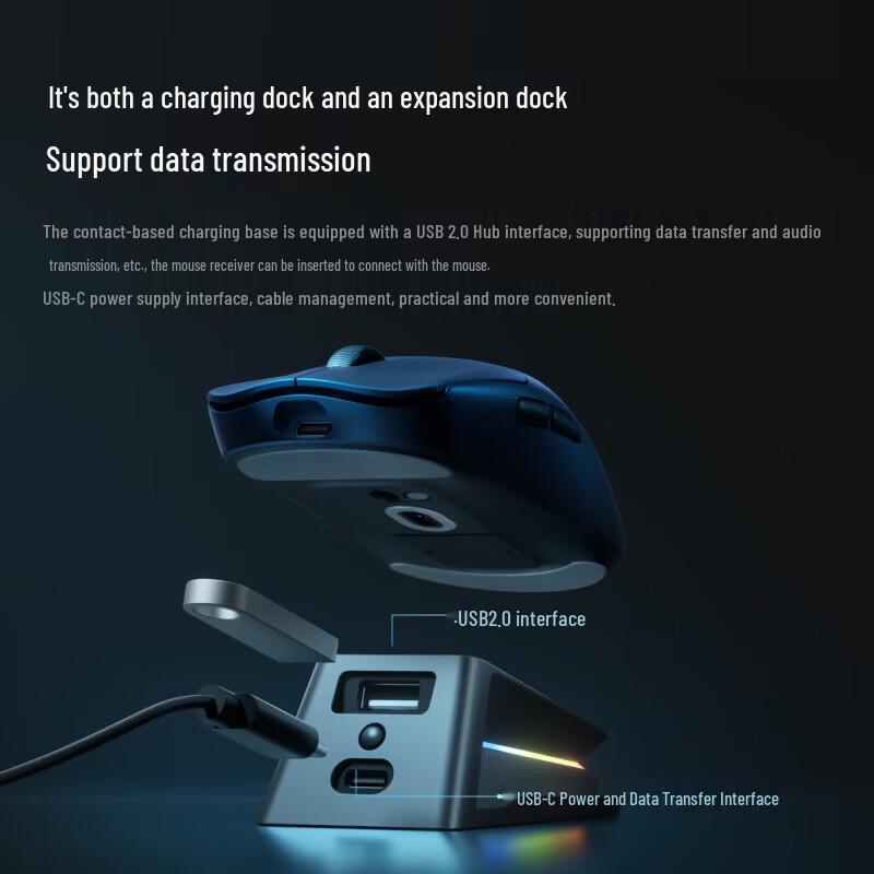 RGB контактная зарядная станция Rapoo P5 PLUS