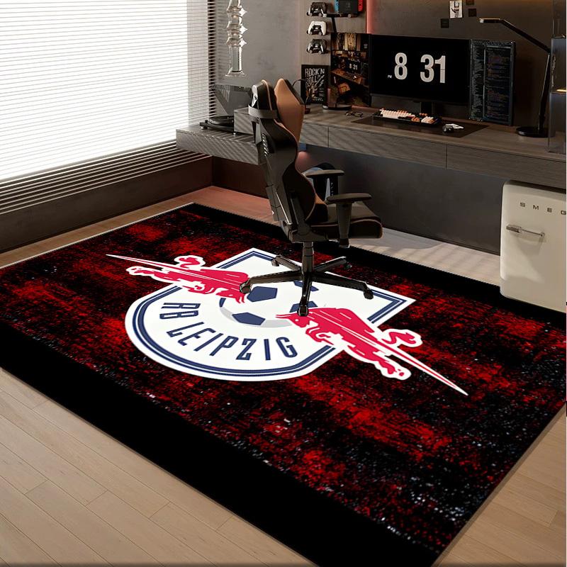 1PC rug Leipzig Soccer Crest Carpet, Chair Rug,Area Rug for Office Bedroom living rooms bedroom, Doormat decor Christmas fan gifts