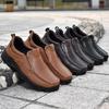 Высококачественная мужская обувь из натуральной кожи, удобные роскошные мокасины, мужская повседневная обувь, уличные кроссовки, большой размер 38-48