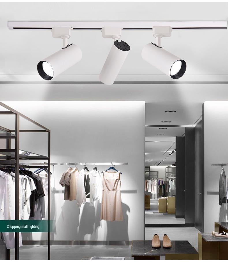 Adjustable Aluminum LED Track Spotlight for Showroom or Store
