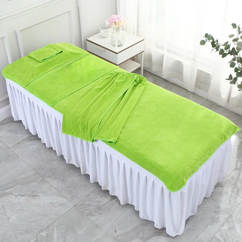 5Pcs/Set Aesthetic Clinic Sauna Nano-velvet SPA Towel Beauty Salon Bath Hair Towels Strong Absorbent Turban Bed Towel