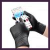 100PCS Nitrile Disposable Gloves Black Thickened Durable Household Cleaning Waterproof Food Handling Cleaning Tools for Kitchen