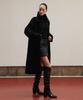 Verdemar Reversible Shearling Long Coat_Black