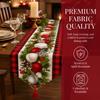 Elk Christmas Table Runner Santa Claus Merry Christmas Decorations  Christmas Party