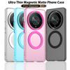 Матовый чехол Magsafe для телефона Honor X9b Magic6 Lite X50 Защитный чехол Магнитная беспроводная зарядка Ударопрочная задняя крышка