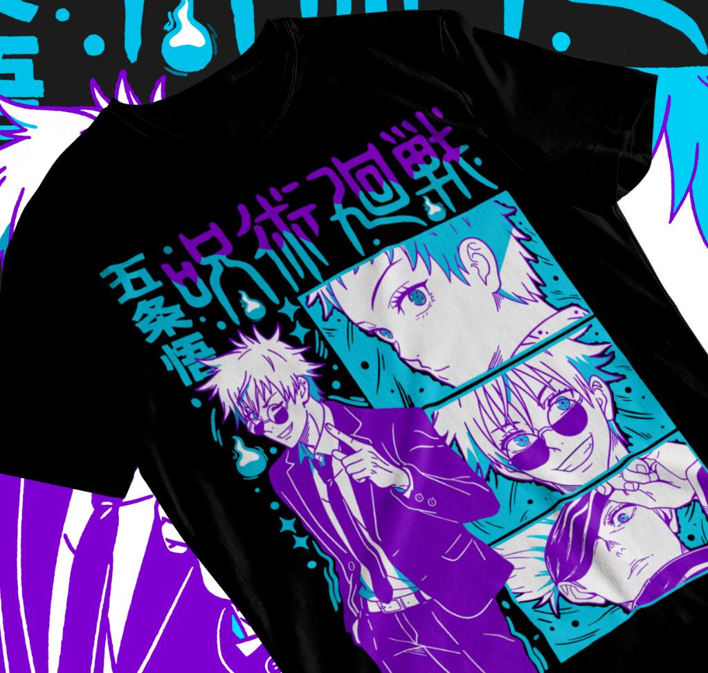 T-shirt Jujutsu Kaisen Fushiguro Toji All Sizes Gojo Anime Horror Gift Shirt Tee