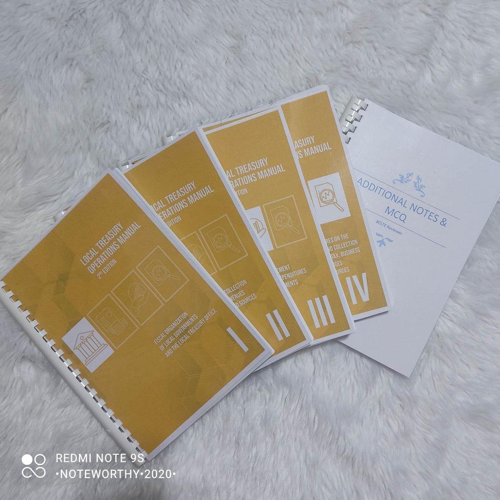 BCLTE LTOM Local Treasury Operations Manual Reviewer 2nd Ed w/ Additional Notes and MCQs
