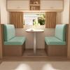 2 шт./комплект Мягкие велюровые чехлы на подушки для dinette в RV, Эластичный чехол на диван, Чехлы на сиденья дивана, Чехол на спинку скамьи, Декор для автофургона RV