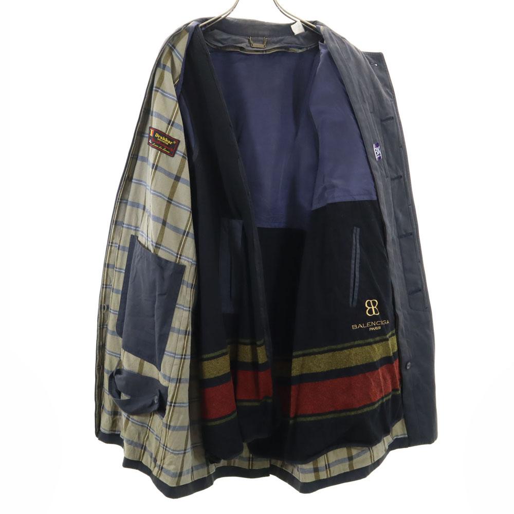 Balenciaga Пальто-стойка из нержавеющей стали старого японского стандарта 80-х 90-х годов с подкладкой, мужское, б/у