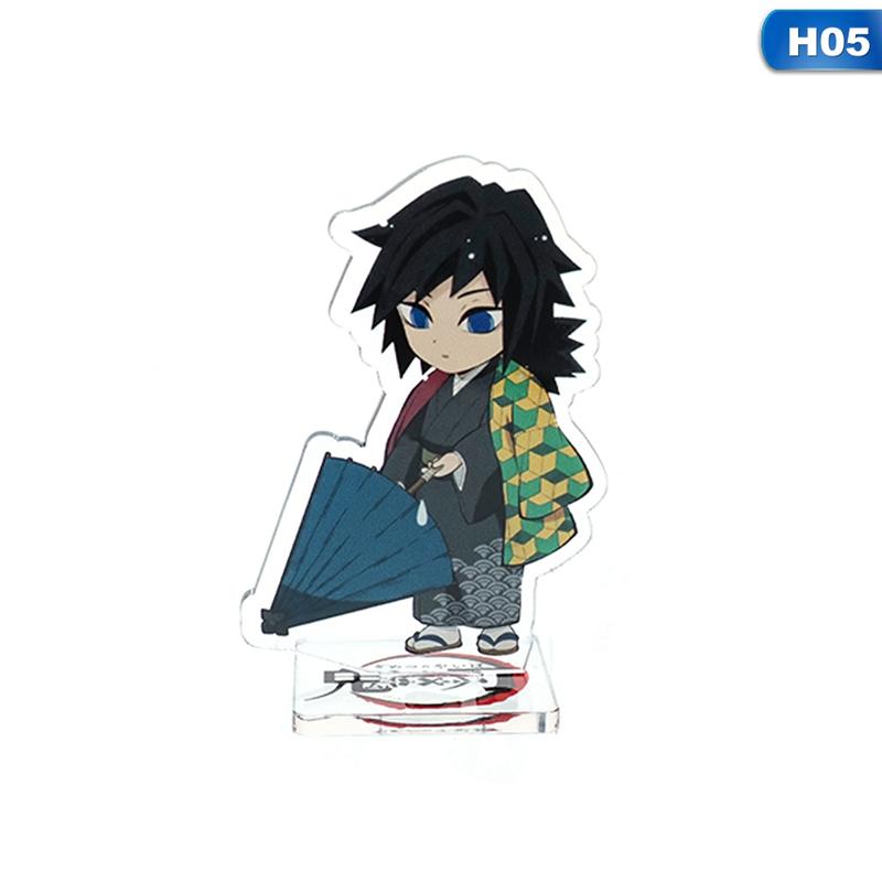 Аниме Demon Slayer мультипликационный персонаж прозрачная акриловая подставка кукла модель игрушки настольное украшение подарок