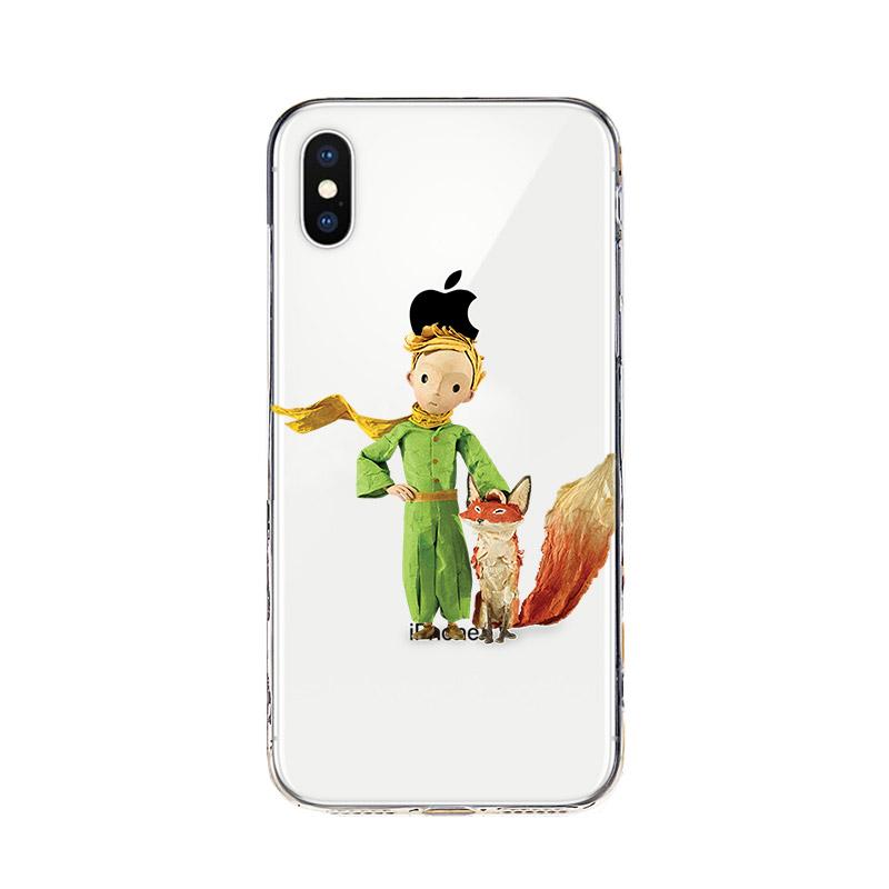 Силиконовый чехол «Маленький принц и лиса» для Apple IPhone 13 12 Mini 11 Pro XS MAX XR X 8 7 6 6S 5 Plus SE, чехол для телефона