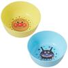Anpanman Snack Bowls, 2-Pack (12 X 12 X 5cm) / Made In Japan / 2 Colors and 2 Designs