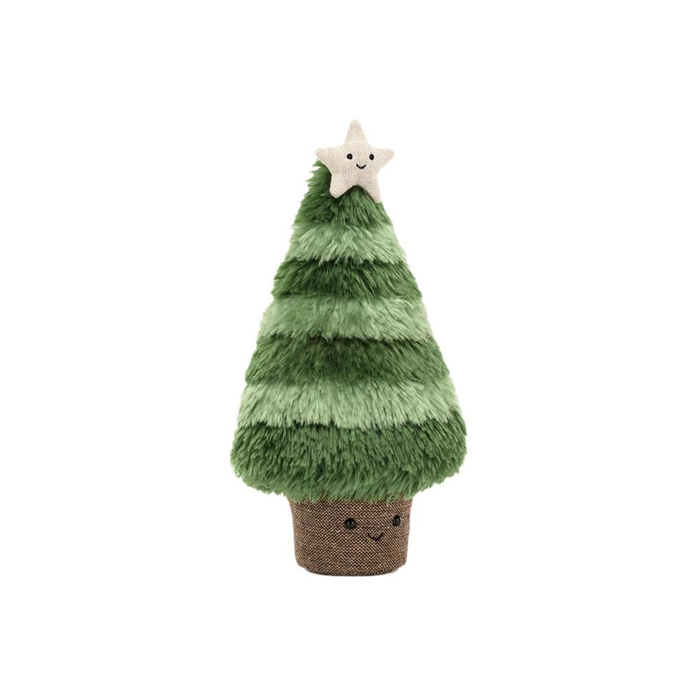 JELLYCAT Рождественская Серия Практичная Норвежская Ель Маленькая Милая Кукла Плюшевая Фигурка Высотой 28 см