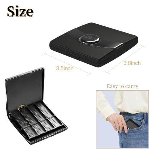 Clarinet Reed Case, Reed Storage Case for Clarinet Reeds, Alto, Tenor, Soprano, and Saxophone Reeds, with Reed Guard, Multi-Instrument, Holds 8 Reeds