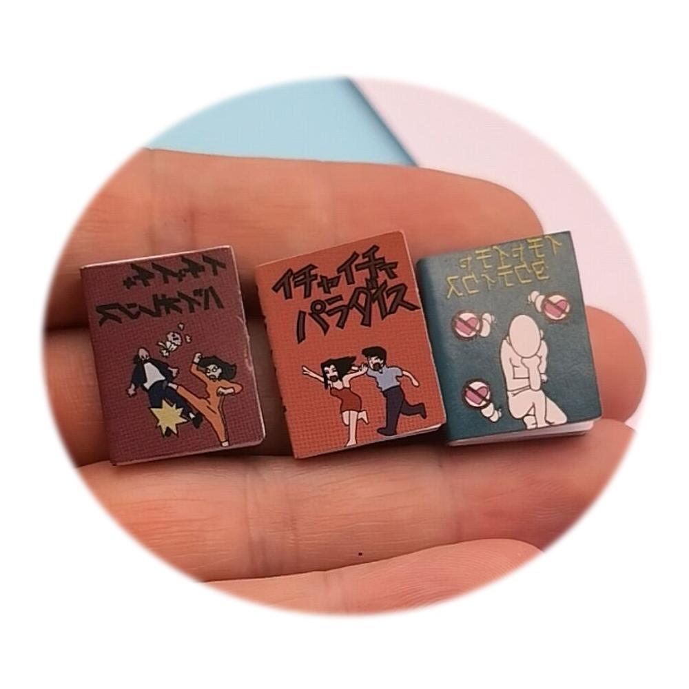 Miniature Books Assorted Mini Books Classical Book Scene Model Doll House Toy Accessories