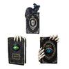Halloween Resin Book Sculpture Ghost Hunter Hand Statue Decorative Figurine Spooky Devil Eye Collectible Tabletop Ornament
