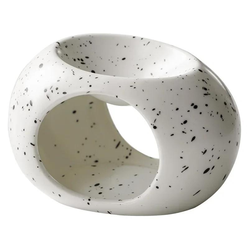 Простой черный держатель для нагрева свечей, керамика, эфирное масло, тростниковый диффузор, печь, бытовая СПА, ароматерапия, курильница для благовоний