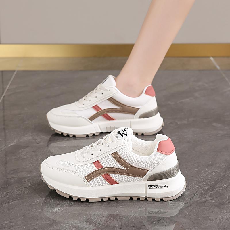 CRLAYDK Classic Women's Fashion Casual Chunky Sneakers Platform Mesh Walking Tennis Travel Sports Lifestyle Shoes for Girls