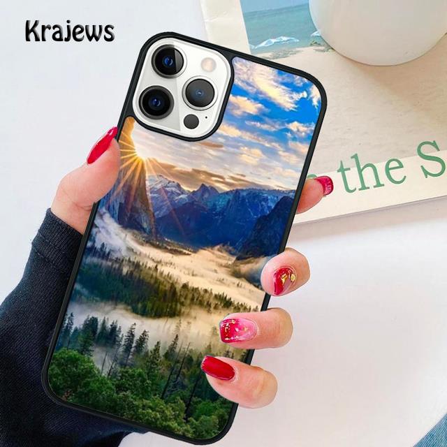 Аниме Природный Пейзаж Мягкий Чехол Для Телефона Для iPhone 17 Air 16 15 14 Max Plus 11 12 13 Pro Max Чехол Для Телефона Fundas