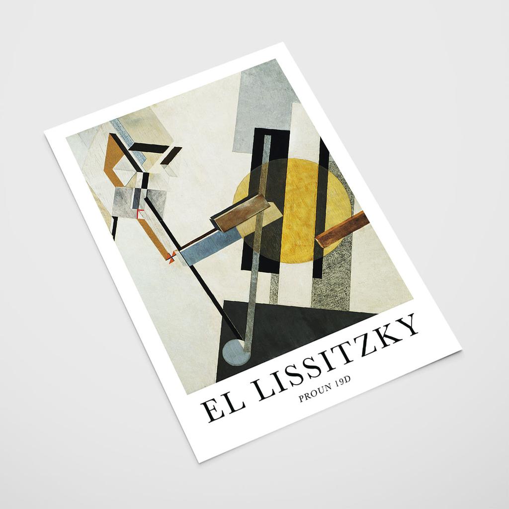 Poster Posters El Lissitzky Abstraction
