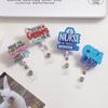 Alligator Clip Retractable Badge Reel Simplicity Nurse ID Holder Easy To Pull Buckle  Hospital Use