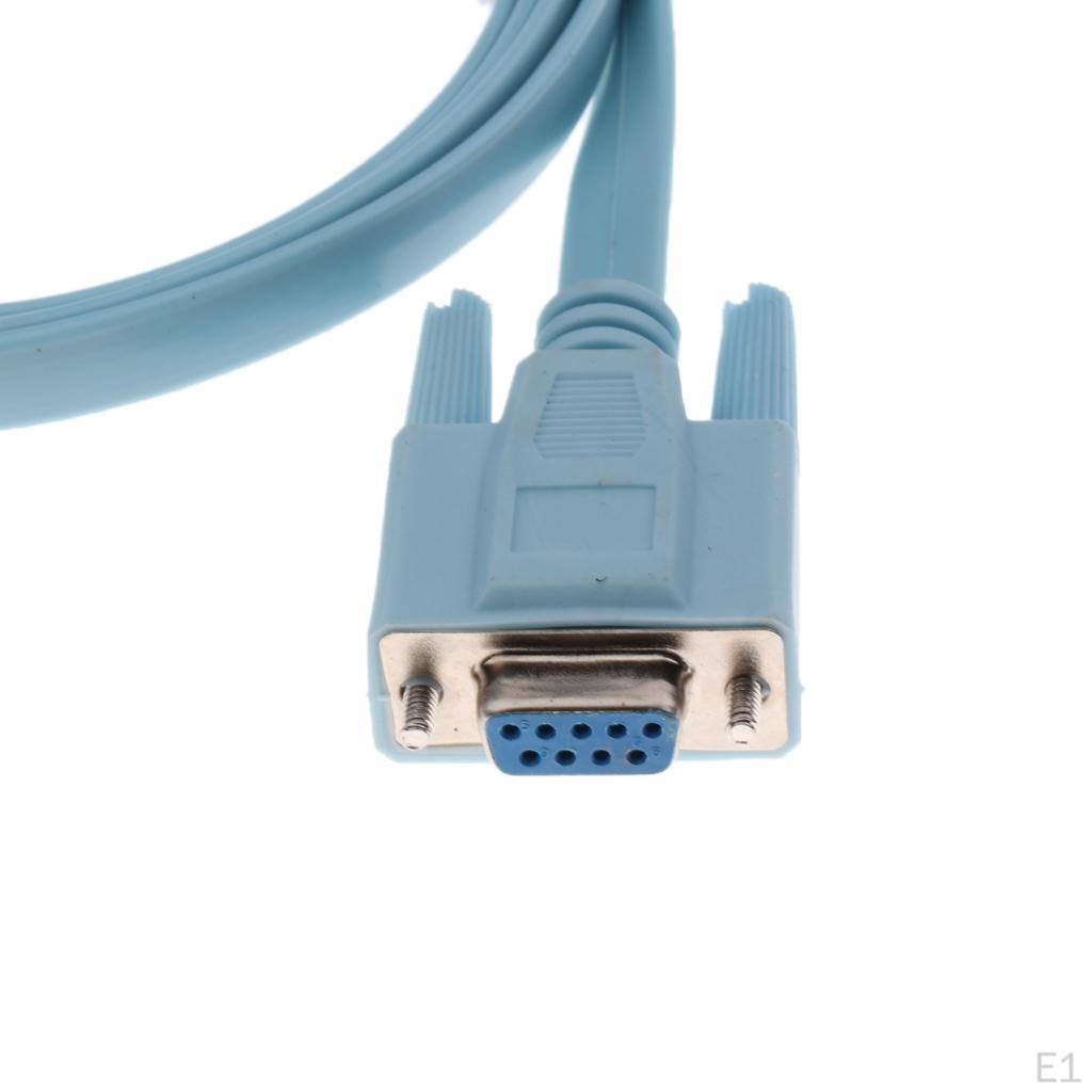 Кабель-переходник 1,8 м, Male на 9-контактный RS232 DB9 Female, для консоли роутера/принтера