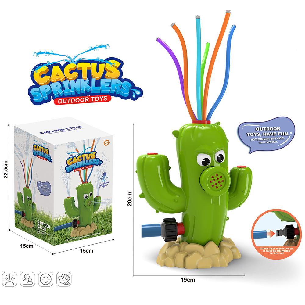 Cactus Rotating Water Spray Toy Summer Family Water Play Toy Boy Gift