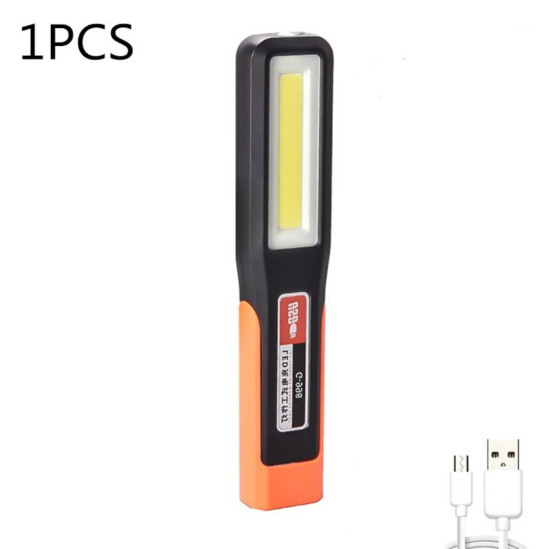 3pcs Powerful COB LED Work Light Garage Mechanic Lamp USB Rechargeable Flashlight MagneticTorch Emergency Light Warning Light