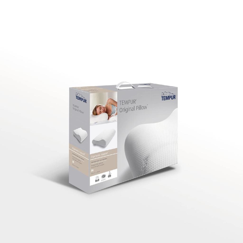 Подушка для шеи TEMPUR Original, средняя (Ширина 50 см, Глубина 31 см, Высота 10-7 см), 50012-20