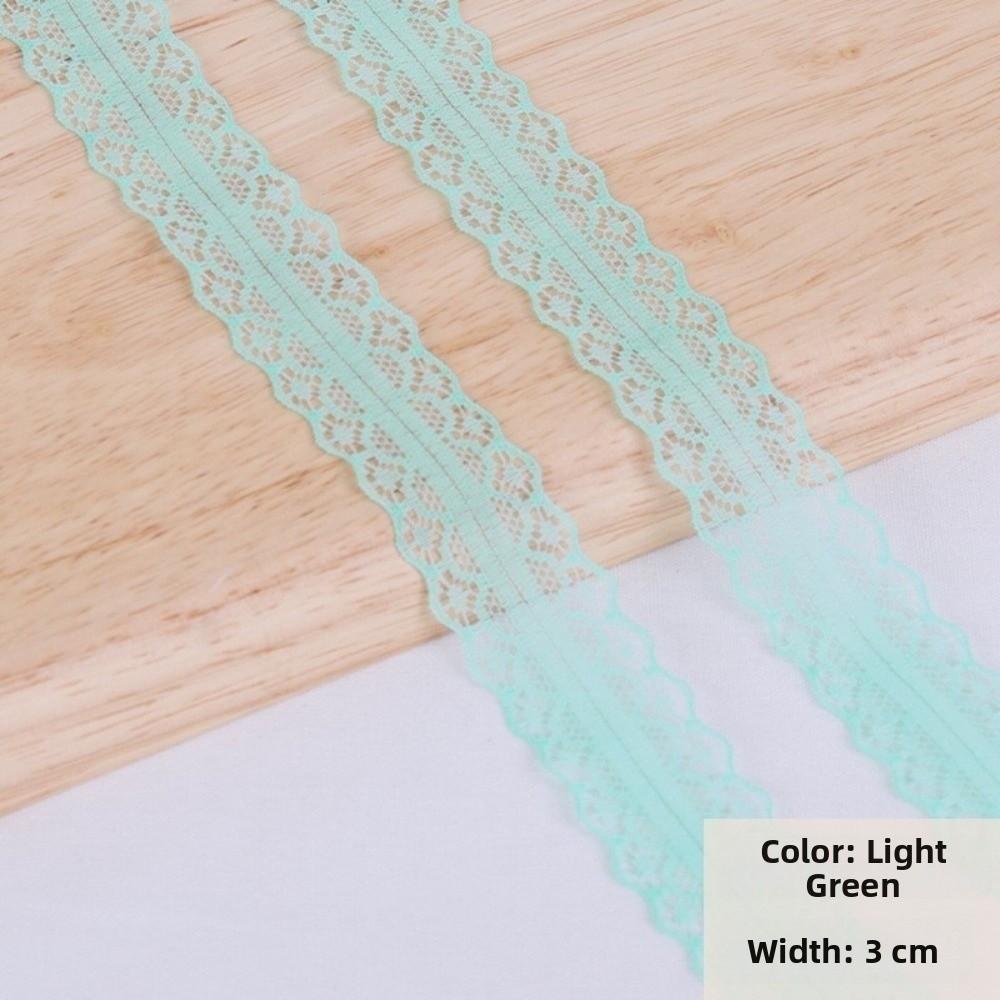 10 Yards Length Embroidered Lace Ribbon 3cm Width DIY Lace Material For Gift Box