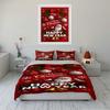 Merry Christmas and Happy New Year Bedding Bedding set (1 duvet cover, 2 pillowcases, duvet not included)