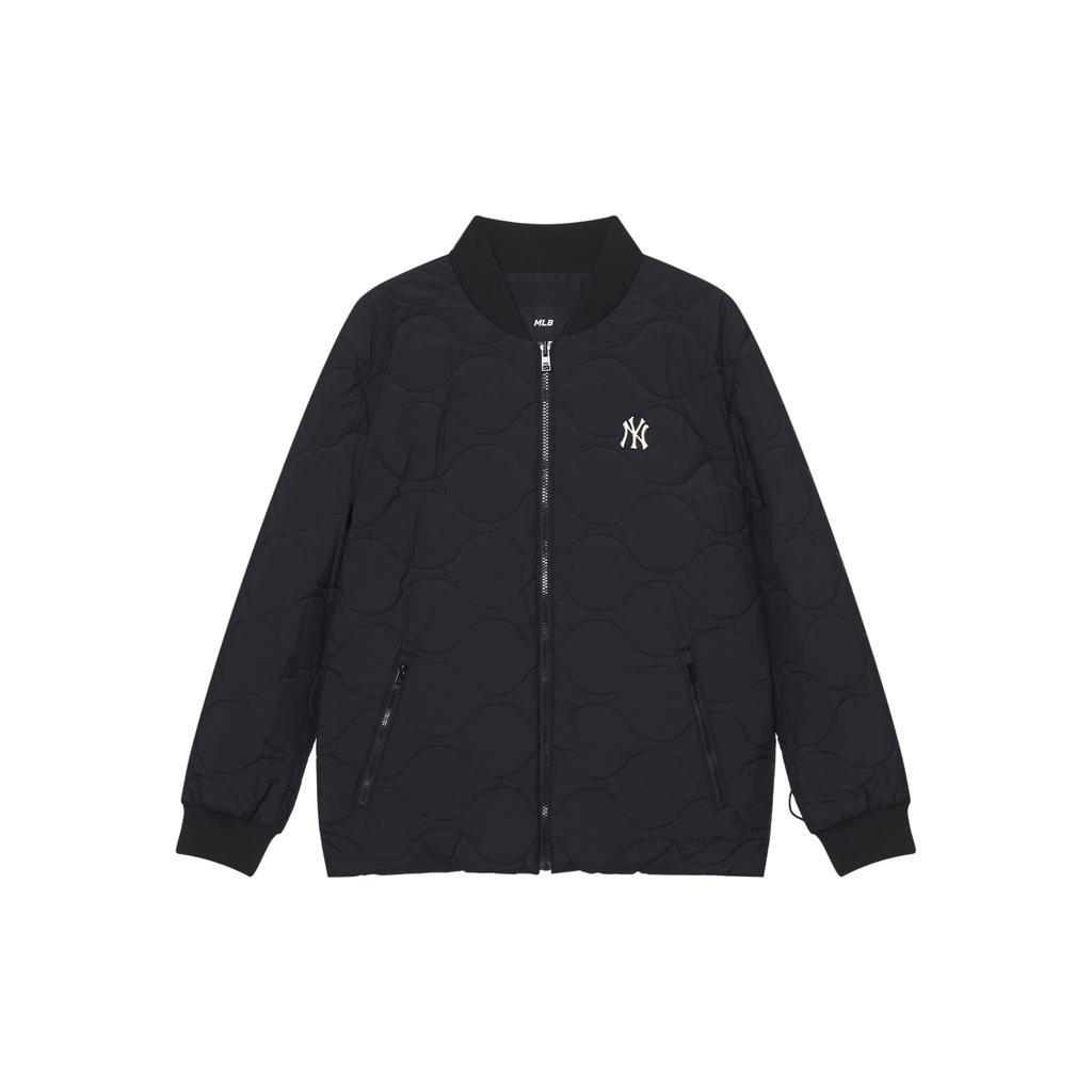 New MLB MONOGRAM Collection New York Yankees FW24 Windproof Jackets & Coats Puffer Jacket Unisex Black 3AWJM0646-50BKS