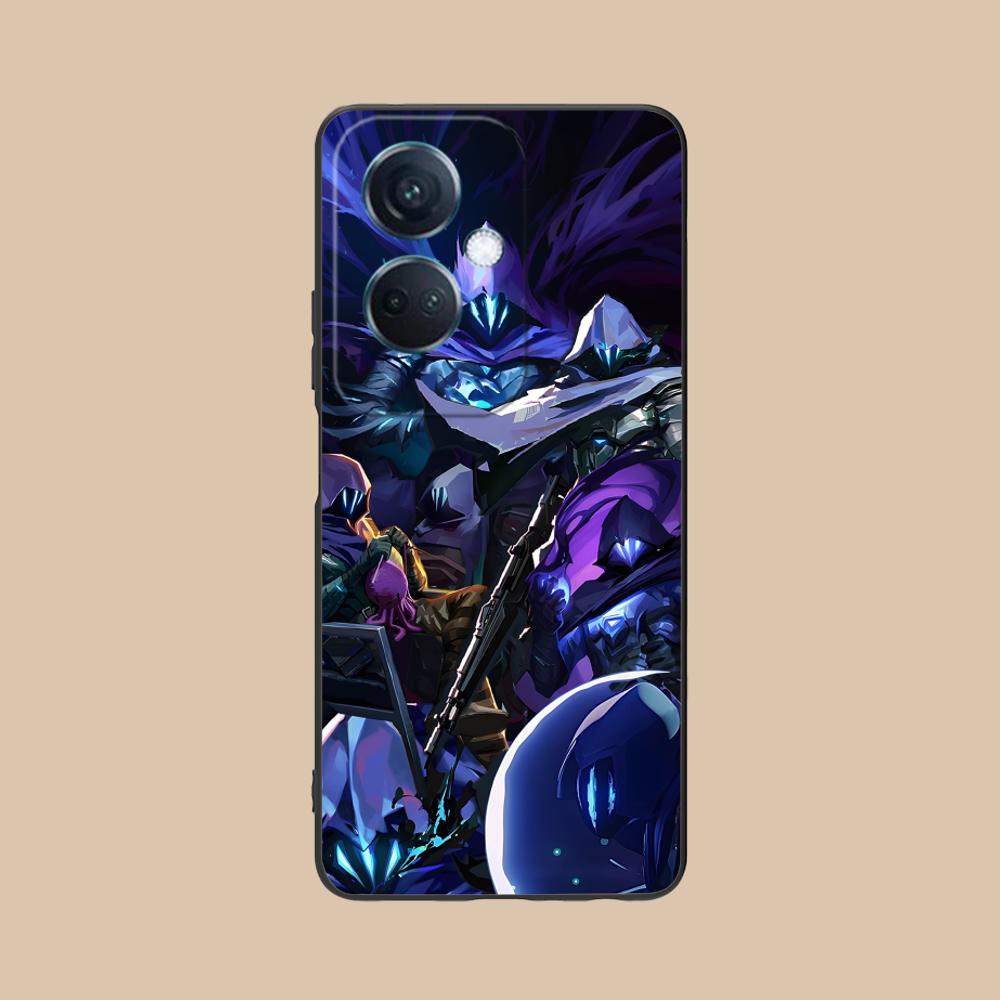 Чехол Valo Omen для OPPO Reno 14 13 12 11 10 9 8 7 6 5 F T Pro 5G Мягкий ударопрочный чехол из ТПУ