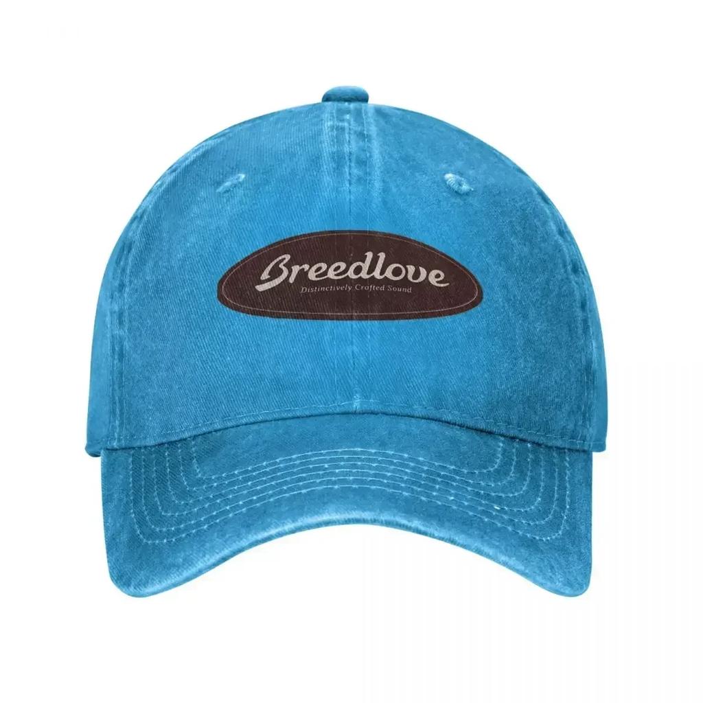Breedlove Guitars Logo Baseball Caps Fashion Washed Denim Hats Outdoor Adjustable Casquette Streetwear Baseball Cowboy Hat