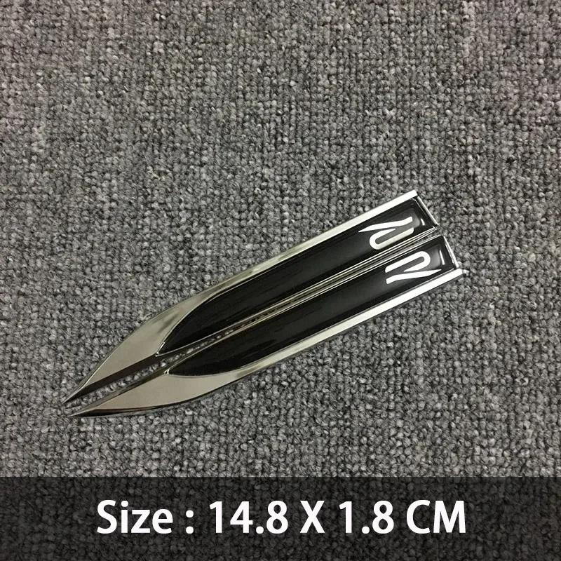 RSQ1 VW 2026 Hot 2pcs Metal 3D R line Logo Rline Car Fender Side Wing Emblem Badge Sticker For VW Golf 6 5 7 8 MK7 MK6 Tiguan Polo Sa