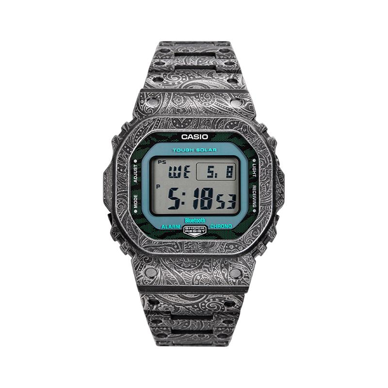 Casio Индивидуальные часы модифицированная серия положительная Bluetooth синхронизация времени металл продвинутая гравировка ретро состаренный так GW-B5600MG-1