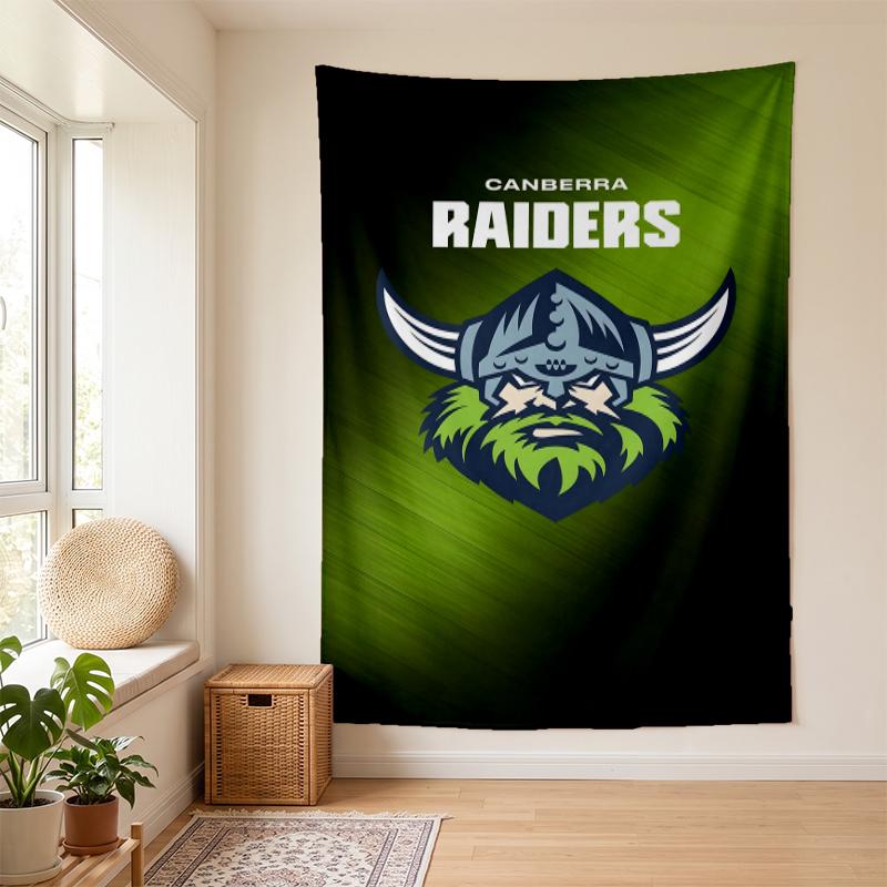 Canberra Raiders (1) Wall Tapestry Stylish Wall Hanging for Bedroom Living Room Dorm Nice Present for Family and Friends