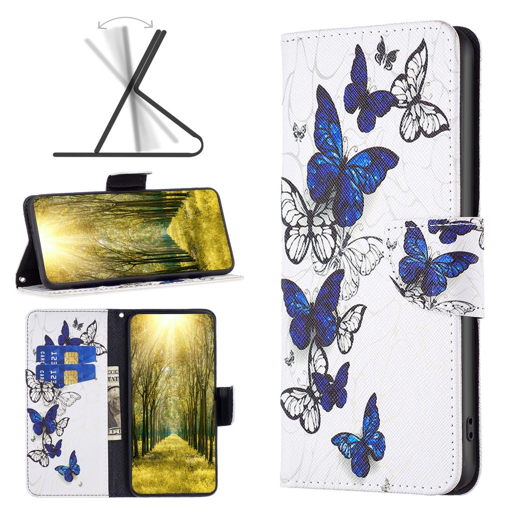 For Xiaomi Redmi Note 13 Pro+ 5G Case Wallet Leather Cover Pattern Printing