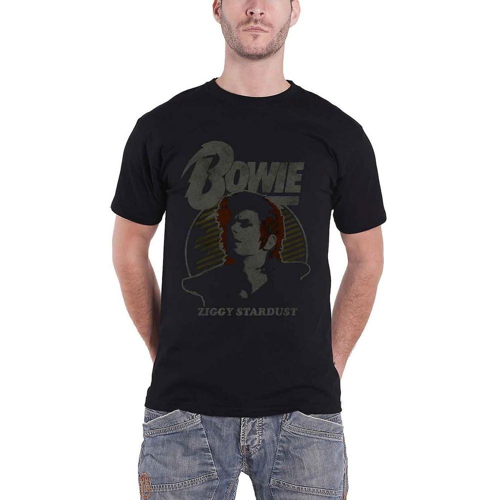 David Bowie Винтажная футболка унисекс для взрослых Ziggy Stardust