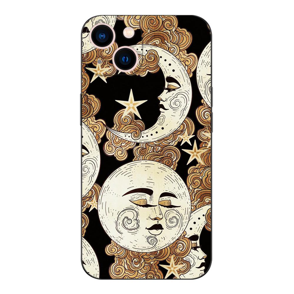Черный чехол из ТПУ для Samsung Galaxy S22 S20 S21 FE PLUS ultra + S10 E lite, задняя крышка The Whimsy of the Moon