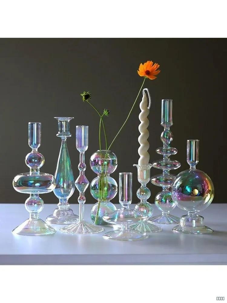 Candlestick for 3 St. pcs glass salad