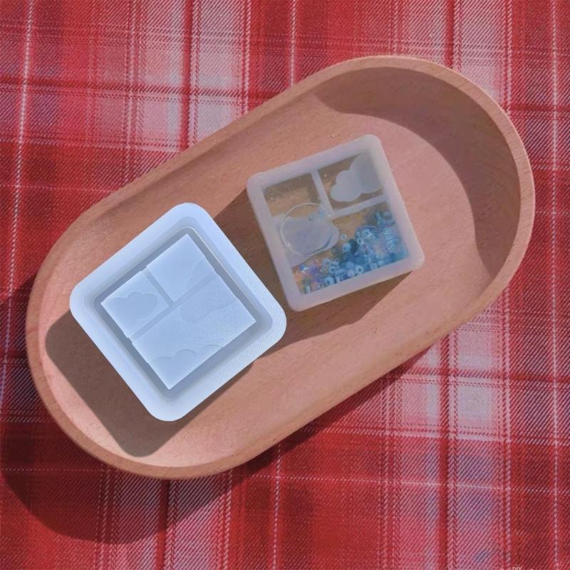 Resin Shaker Mold Quicksand Casting Epoxy Silicone Mold Resin Epoxy Jewelry Molds for Pendant Decoration Crafts