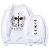 Vintage Women Long Sleeve Hoodies Pullover Casual Comfortable Fourth Wing Double Sided Sweatshirt Basgiath War College